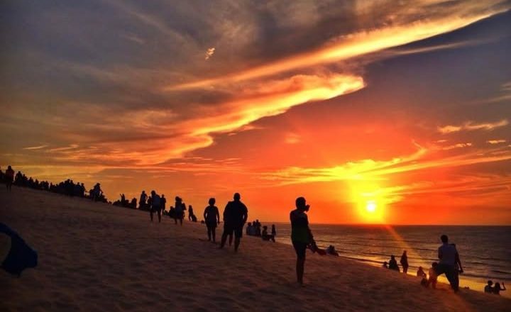 O inesperado pôr do sol mais ovacionado do país