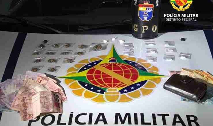 Policia apreende homem em Ceilândia por tráfico de cocaína, skunk e “dry”