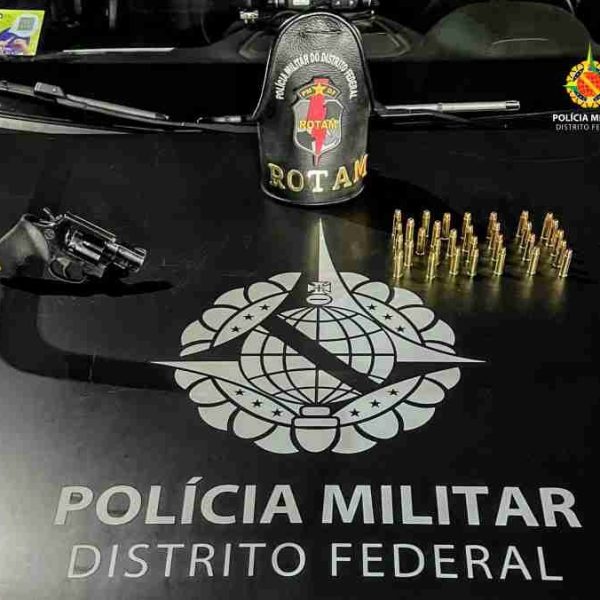 Indivíduo detido em posse de revólver e 31 munições em Santa Maria
