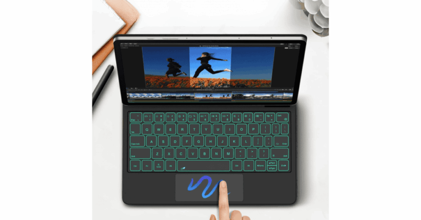 Oferta especial: capa BETTDOW com teclado e trackpad para tablets Samsung Galaxy