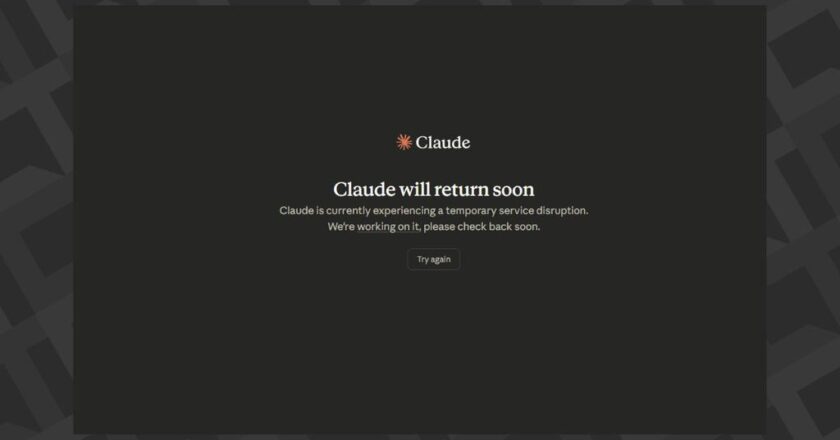 Problemas de instabilidade são experimentados por usuários do Claude da Anthropic nesta segunda-feira (2)