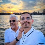 Lulu Santos e Clebson Teixeira desfrutam de escapada romântica juntos