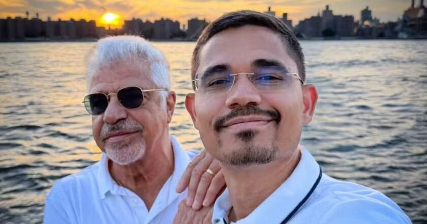 Lulu Santos e Clebson Teixeira desfrutam de escapada romântica juntos